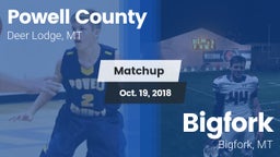 Matchup: Powell County vs. Bigfork  2018