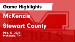 McKenzie  vs Stewart County  Game Highlights - Dec. 17, 2020