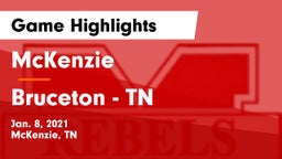 McKenzie  vs Bruceton - TN Game Highlights - Jan. 8, 2021