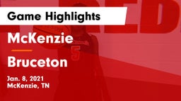 McKenzie  vs Bruceton Game Highlights - Jan. 8, 2021