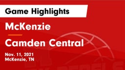 McKenzie  vs Camden Central  Game Highlights - Nov. 11, 2021