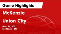 McKenzie  vs Union City  Game Highlights - Nov. 20, 2021