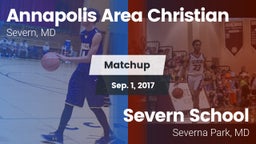Matchup: Annapolis Area Chris vs. Severn School 2017