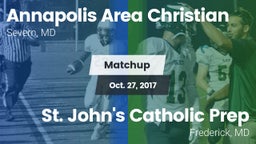Matchup: Annapolis Area Chris vs. St. John's Catholic Prep  2017