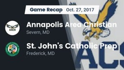 Recap: Annapolis Area Christian  vs. St. John's Catholic Prep  2017