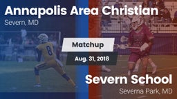 Matchup: Annapolis Area Chris vs. Severn School 2018