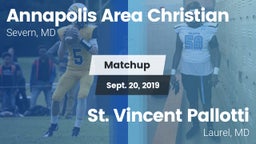 Matchup: Annapolis Area Chris vs. St. Vincent Pallotti  2019
