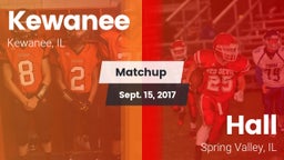 Matchup: Kewanee vs. Hall  2017