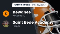 Recap: Kewanee  vs. Saint Bede Academy 2017