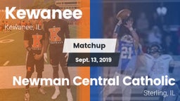 Matchup: Kewanee vs. Newman Central Catholic  2019