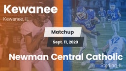 Matchup: Kewanee vs. Newman Central Catholic  2020