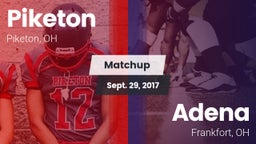 Matchup: Piketon vs. Adena  2017