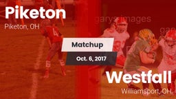 Matchup: Piketon vs. Westfall  2017