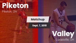 Matchup: Piketon vs. Valley  2018