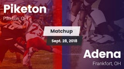 Matchup: Piketon vs. Adena  2018