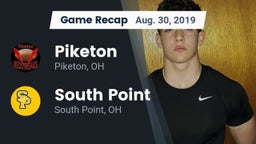 Recap: Piketon  vs. South Point  2019