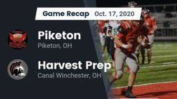 Recap: Piketon  vs. Harvest Prep  2020