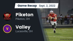 Recap: Piketon  vs. Valley  2022