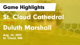 St. Cloud Cathedral  vs Duluth Marshall  Game Highlights - Aug. 26, 2022