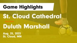 St. Cloud Cathedral  vs Duluth Marshall Game Highlights - Aug. 25, 2023