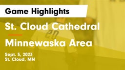 St. Cloud Cathedral  vs Minnewaska Area  Game Highlights - Sept. 5, 2023