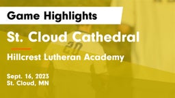 St. Cloud Cathedral  vs Hillcrest Lutheran Academy Game Highlights - Sept. 16, 2023