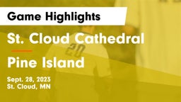 St. Cloud Cathedral  vs Pine Island  Game Highlights - Sept. 28, 2023