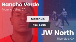 Matchup: Rancho Verde HS vs. JW North  2017