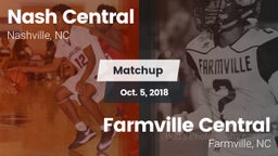 Matchup: Nash Central vs. Farmville Central  2018