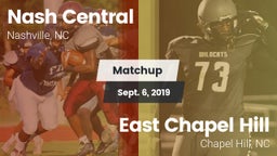 Matchup: Nash Central vs. East Chapel Hill  2019