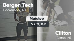 Matchup: Bergen Tech vs. Clifton  2016