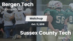 Matchup: Bergen Tech vs. Sussex County Tech  2018