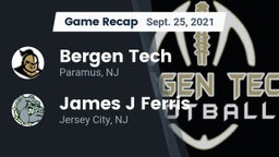 Recap: Bergen Tech  vs. James J Ferris  2021