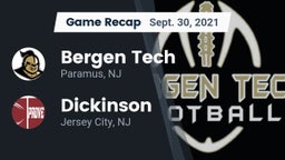 Recap: Bergen Tech  vs. Dickinson  2021