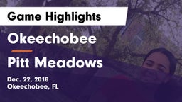 Okeechobee  vs Pitt Meadows Game Highlights - Dec. 22, 2018