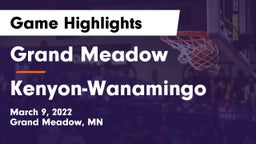 Grand Meadow  vs Kenyon-Wanamingo  Game Highlights - March 9, 2022