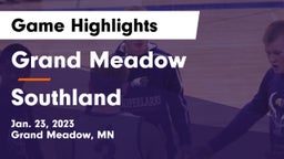 Grand Meadow  vs Southland  Game Highlights - Jan. 23, 2023