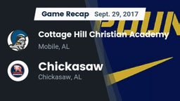 Recap: Cottage Hill Christian Academy vs. Chickasaw  2017