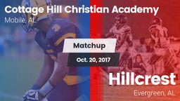 Matchup: Cottage Hill Christi vs. Hillcrest  2017