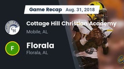 Recap: Cottage Hill Christian Academy vs. Florala  2018