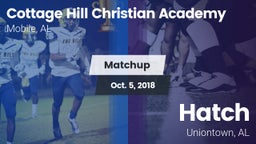 Matchup: Cottage Hill Christi vs. Hatch  2018