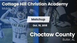 Matchup: Cottage Hill Christi vs. Choctaw County  2018