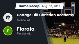 Recap: Cottage Hill Christian Academy vs. Florala  2019