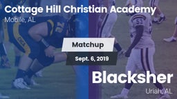 Matchup: Cottage Hill Christi vs. Blacksher  2019