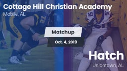Matchup: Cottage Hill Christi vs. Hatch  2019
