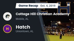 Recap: Cottage Hill Christian Academy vs. Hatch  2019