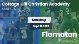 Matchup: Cottage Hill Christi vs. Flomaton  2020