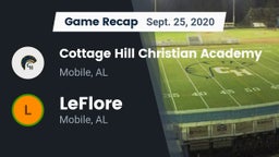 Recap: Cottage Hill Christian Academy vs. LeFlore  2020