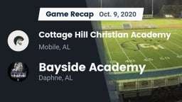 Recap: Cottage Hill Christian Academy vs. Bayside Academy  2020