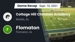 Recap: Cottage Hill Christian Academy vs. Flomaton  2021